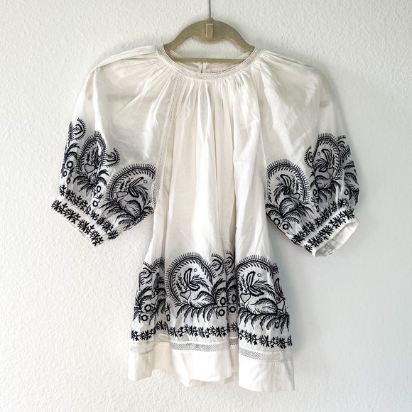 Ulla Johnson Blythe Embroidered Blouse - Picture 3 of 9